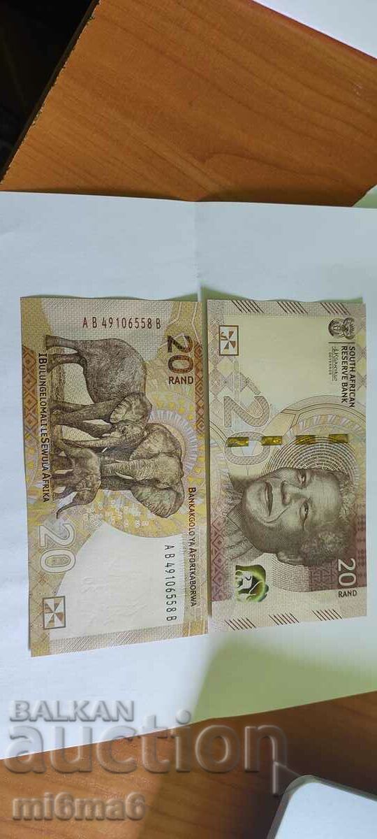 MI6MA6 -South Africa 20 Rand