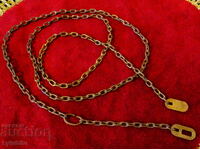 Brass chain for watch weights