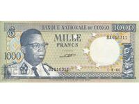 1000 de franci 1964, Congo