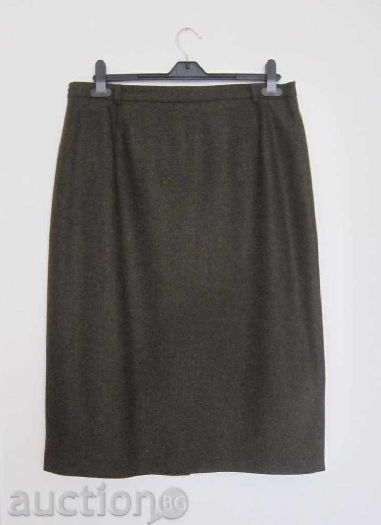 Olive green skirt