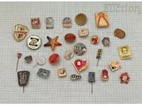 MISCELLANEOUS BADGES LOT 29 PCS