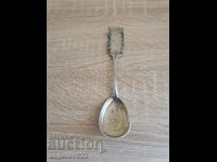 An old silver dessert spoon!