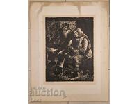 Vido Valov engraving