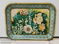 Old social tray, platter, casserole