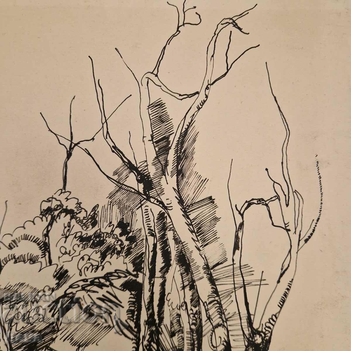 Vido Valov drawing 1975. - 6