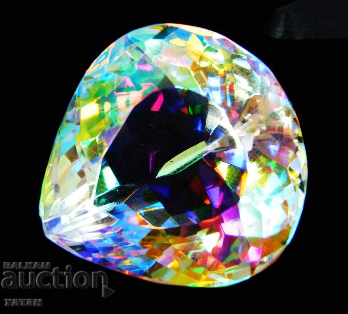 BZC!! Topaz mistic natural de 60,85 ct de la 1 ban!!