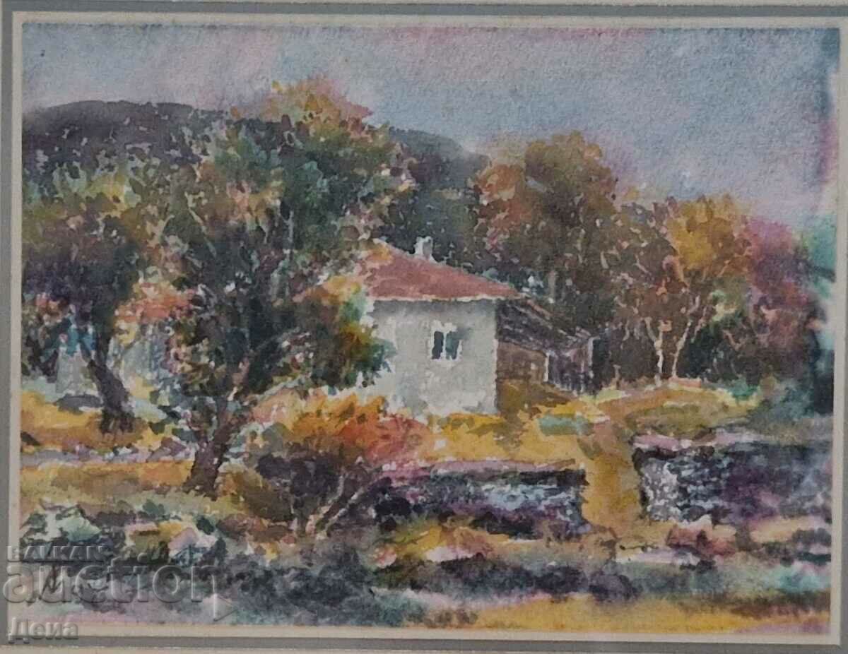 Watercolor 1997 with price 25.00 BGN | € 12.78