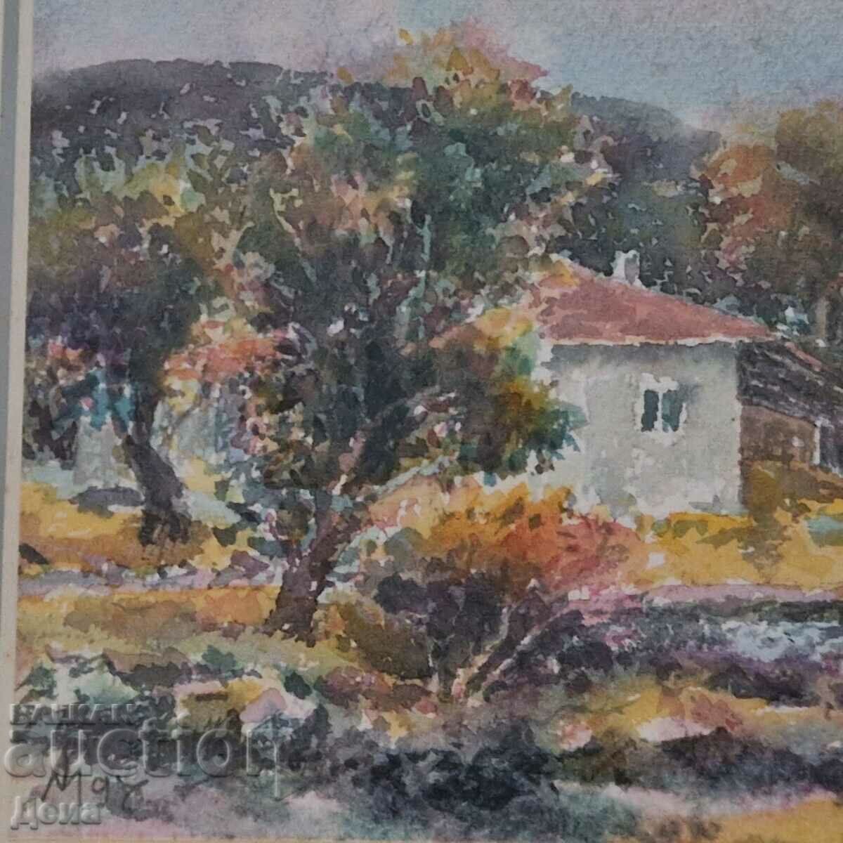 Auction  Watercolor 1997