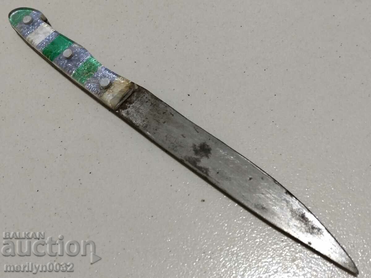 Old knife from sotsa engravings with price 61.00 BGN | € 31.19