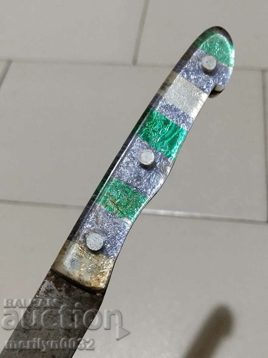 Old knife from sotsa engravings - 6