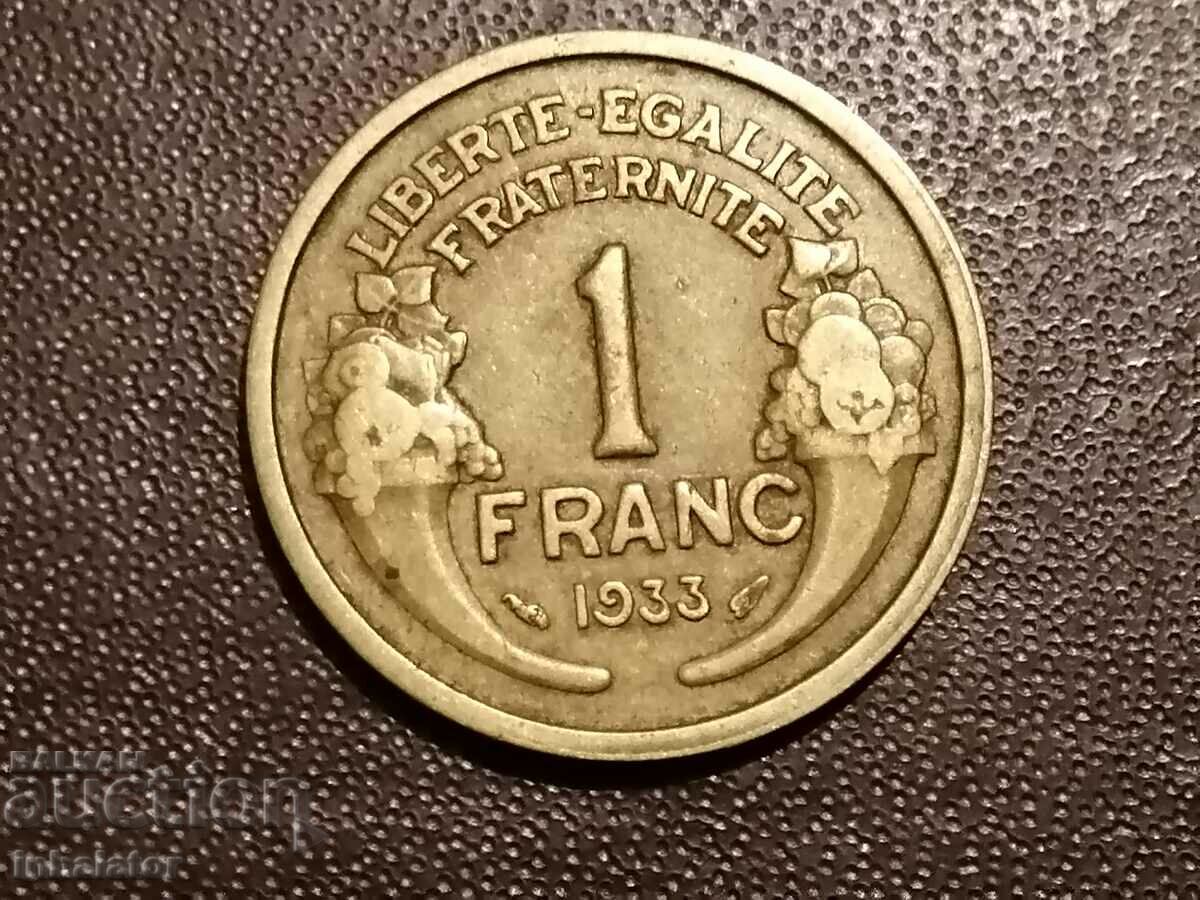 1933 1 franc