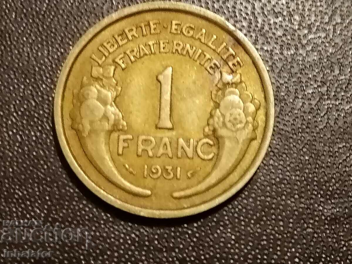 1931 1 franc