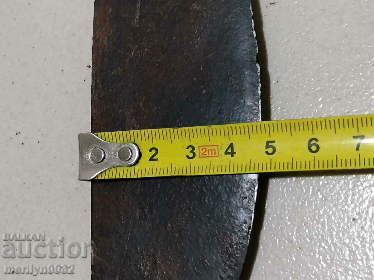 Buffalo knife with charred buffalo horn karakulak 180 years old - 5