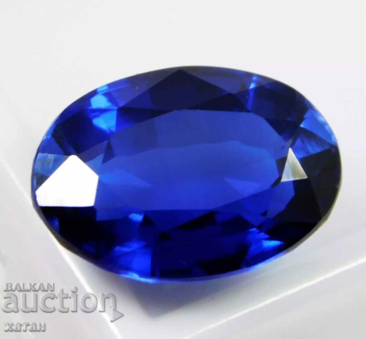 BZC! 10.90 ct natural sapphire cashmere cert VGTL of 1 pc!