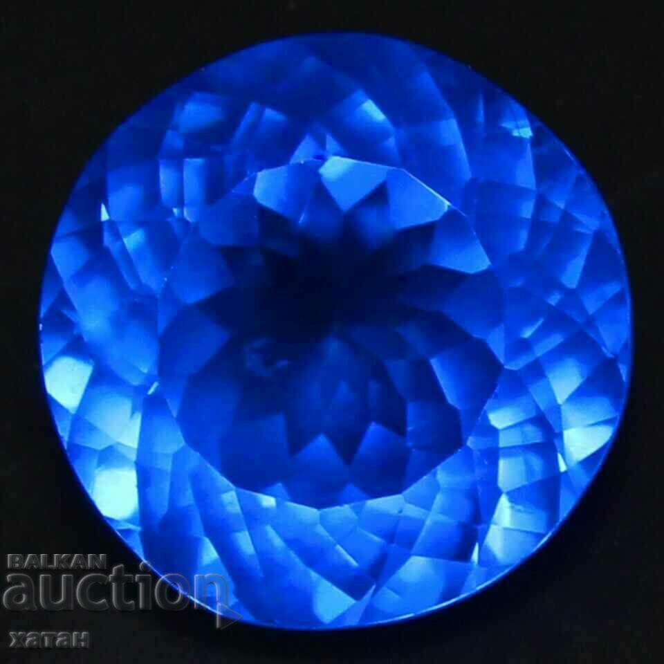 BZC! 1.95 ct. natural tanzanite circle cert GDL of 1 st.!