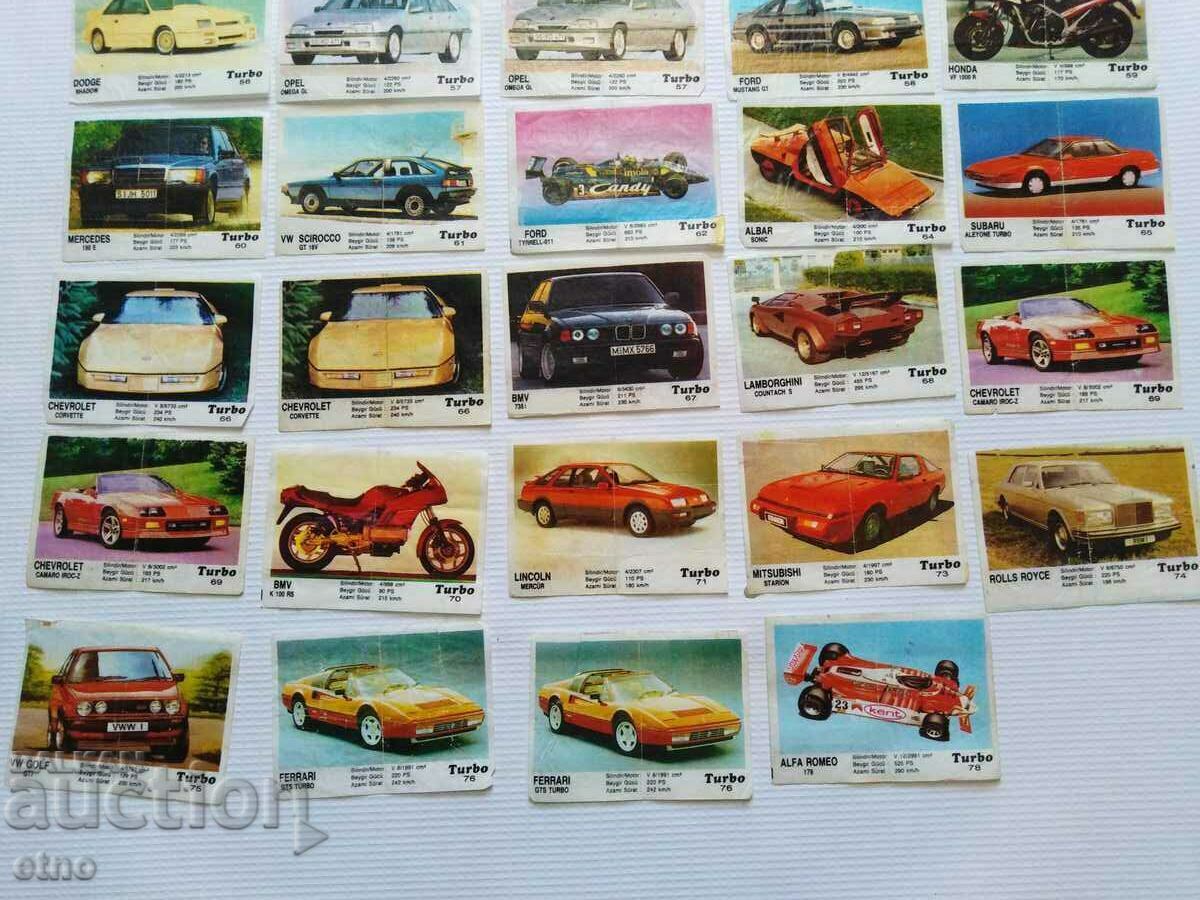 Auction 29 pcs. SOCIAL GUM PICTURES-TURBO Auction 29 pcs. SOCIAL GUM PICTURES-TURBO