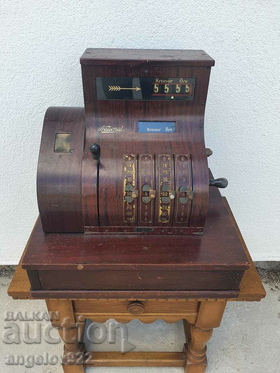 Vintage cash register array NATIONAL