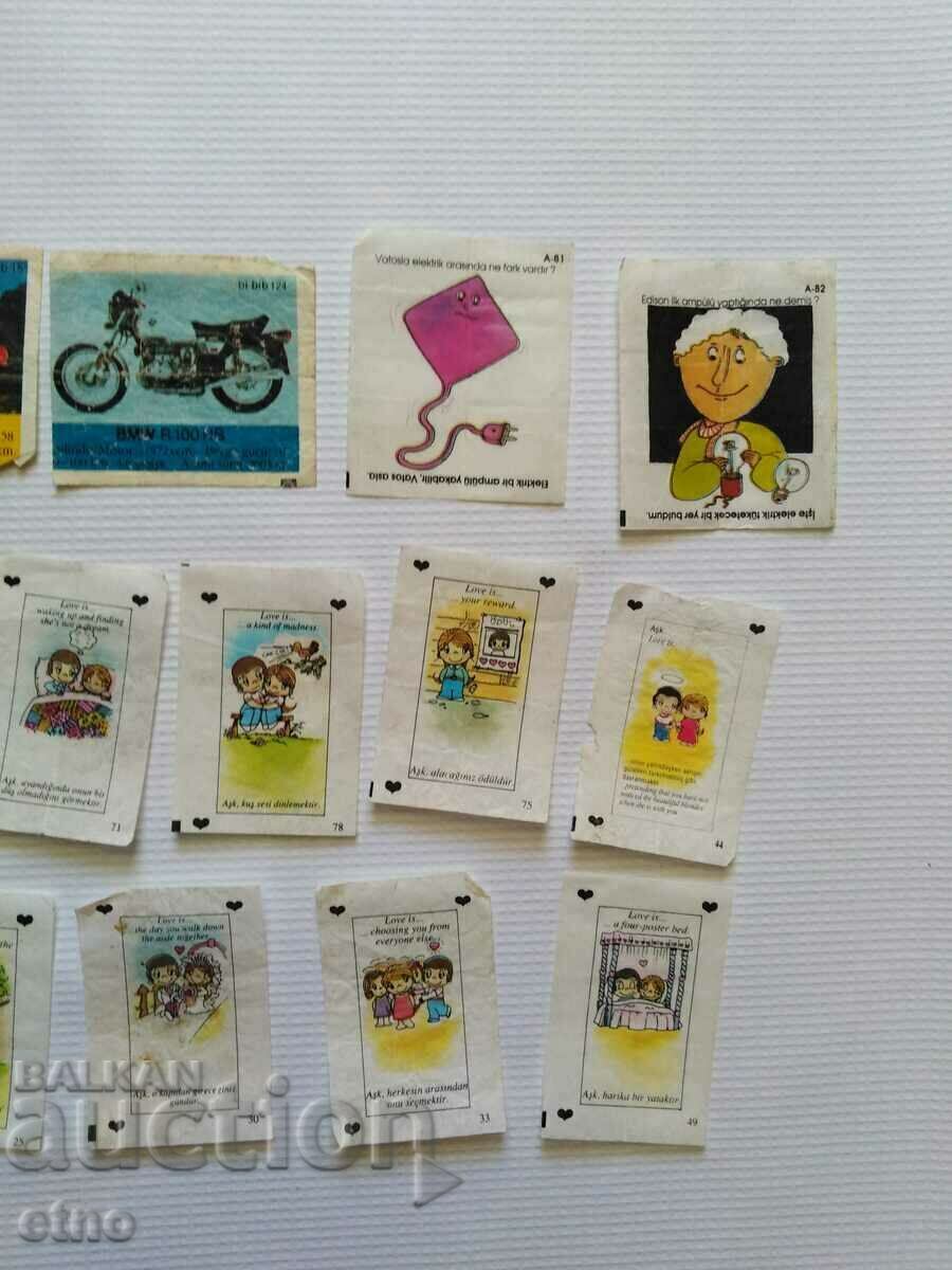 Auction 20 pcs. SOCIAL GUM PICTURES Auction 20 pcs. SOCIAL GUM PICTURES