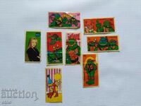 8 pcs. SOCIAL PICTURES OF GUM, STICKERS