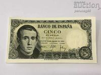 Spania 5 pesetas 1951 an UNC