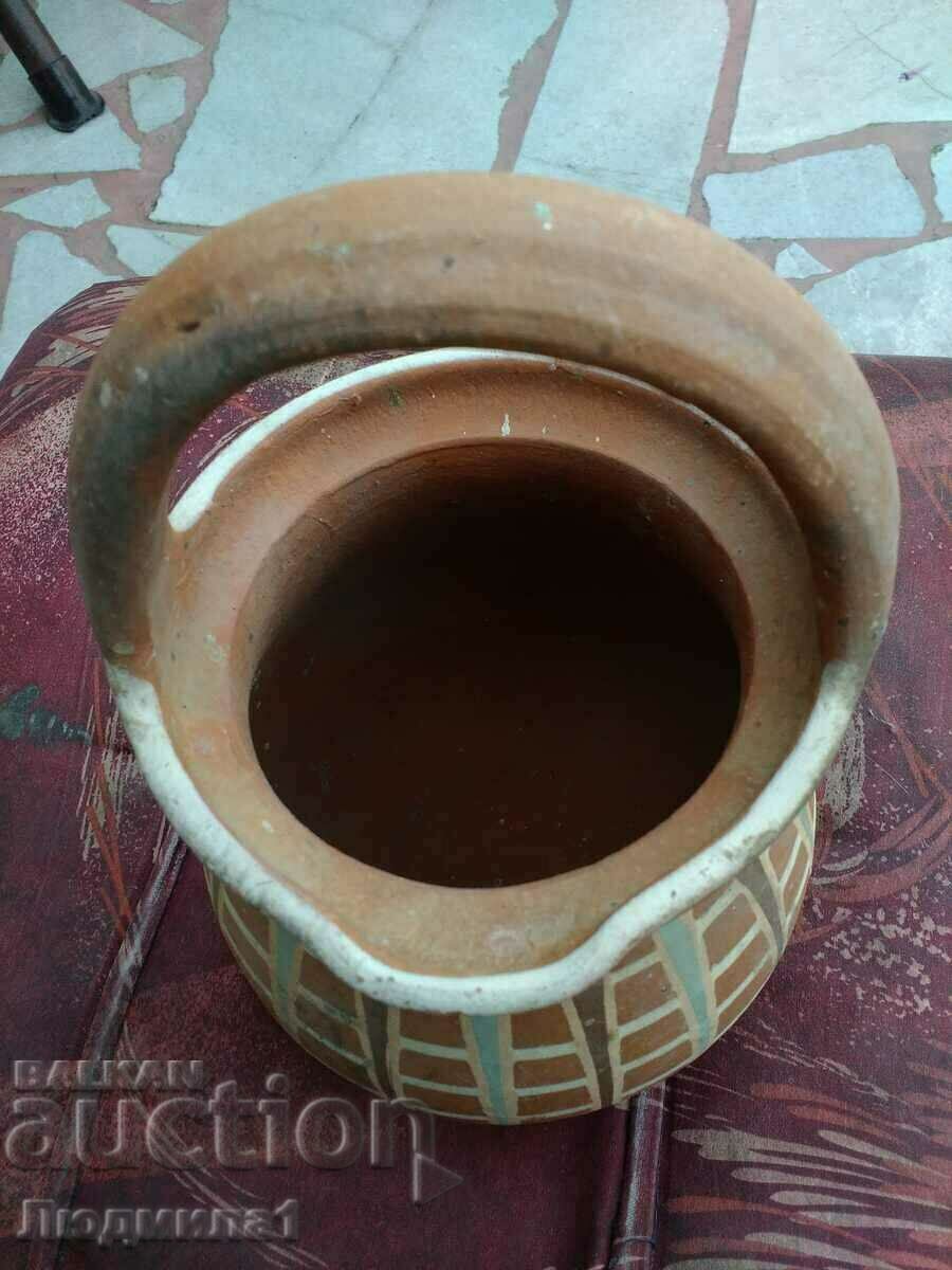 Auction  OLD CLAY POT
