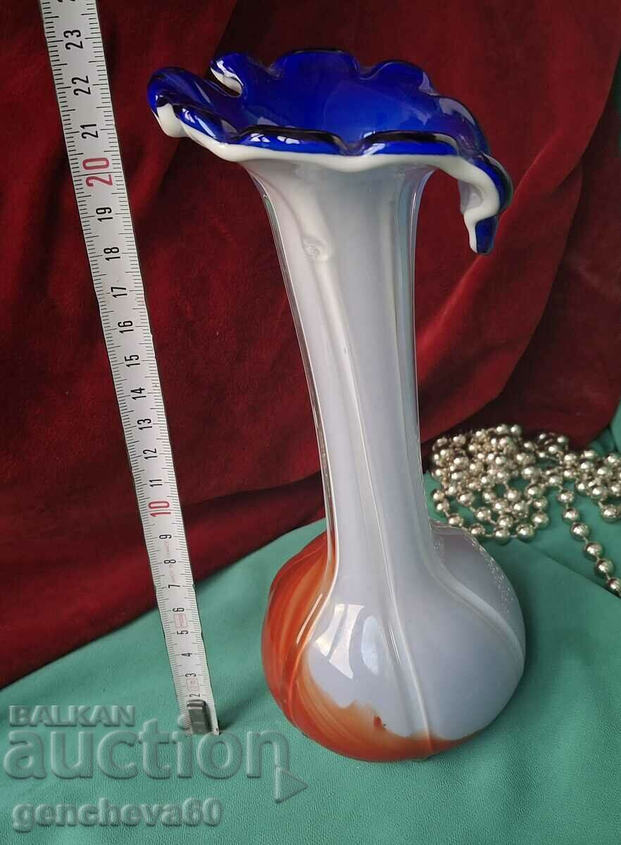 Beautiful Murano flower vase