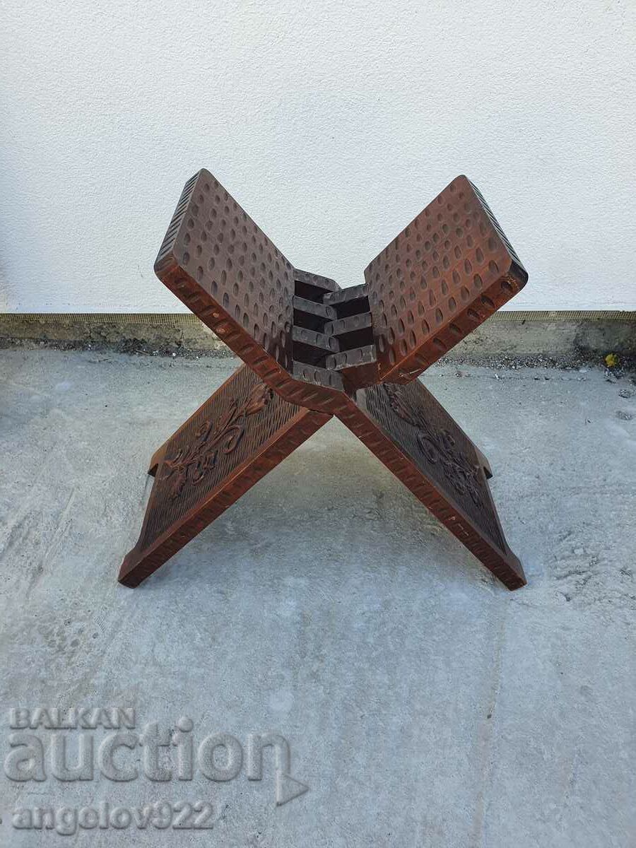 Vintage solid wood folding chair!