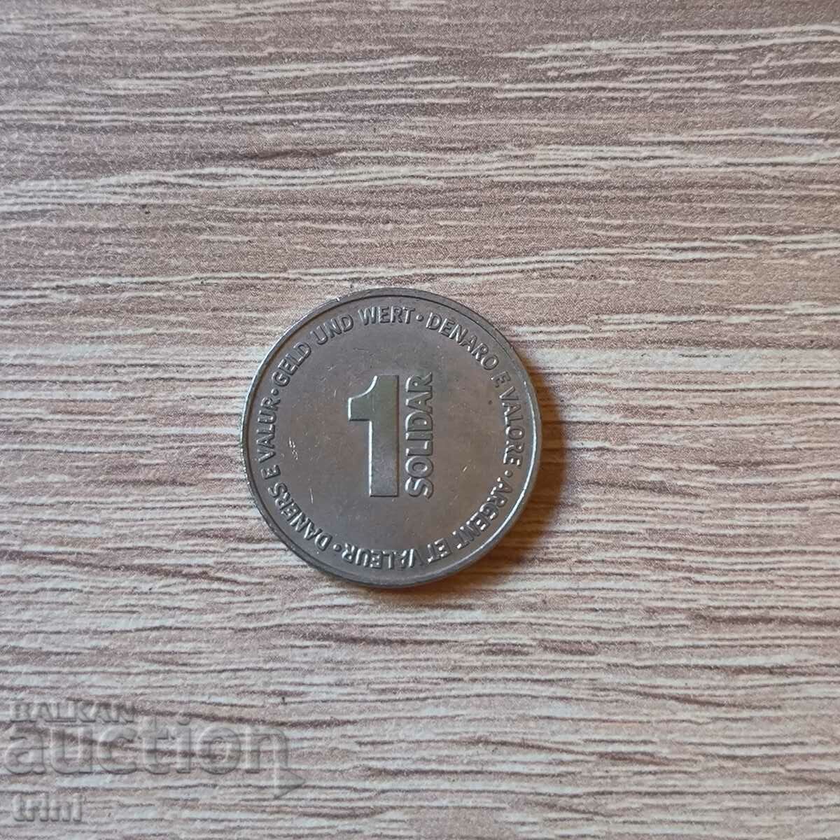 Token Switzerland 2002 1 solidar