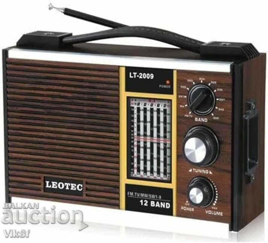 Radio Leotec, classic, portable, 11 bands, 3W with price 25.50 BGN | € 13.04 Radio Leotec, classic, portable, 11 bands, 3W with price 25.50 BGN | € 13.04