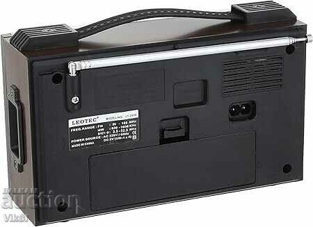 Auction Radio Leotec, classic, portable, 11 bands, 3W Auction Radio Leotec, classic, portable, 11 bands, 3W
