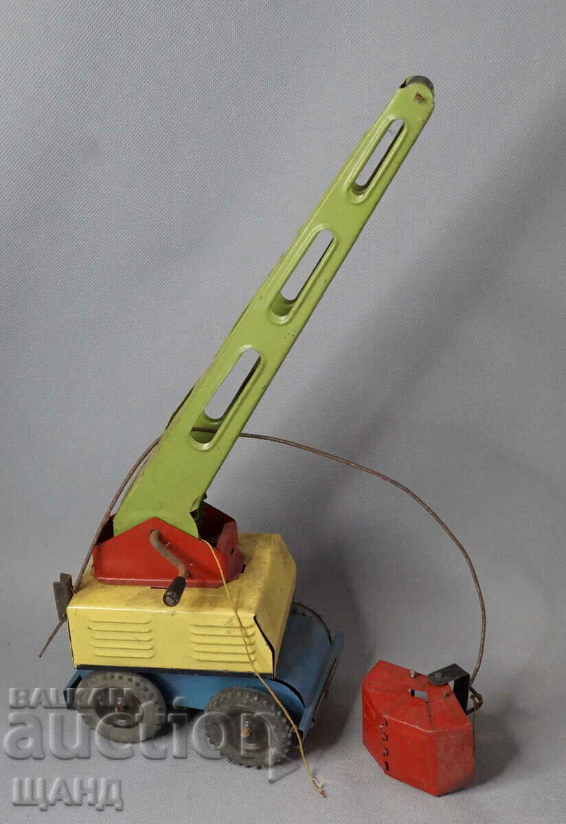 Vechiul Soc. model de jucărie din metal macara excavator TPK Metalic