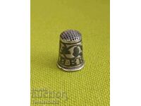 Old Russian / Imperial Russia,,84,, silver thimble - niello