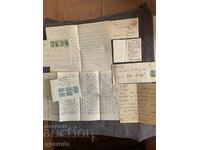 Old travel envelopes with the original letters (Austria)-Lot-1