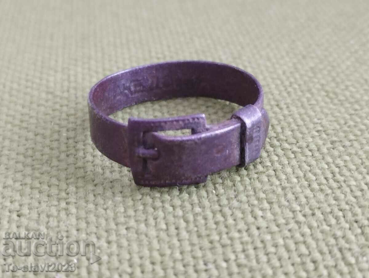 Military ring Kingdom of Bulgaria -1915 -1917 Macedonia