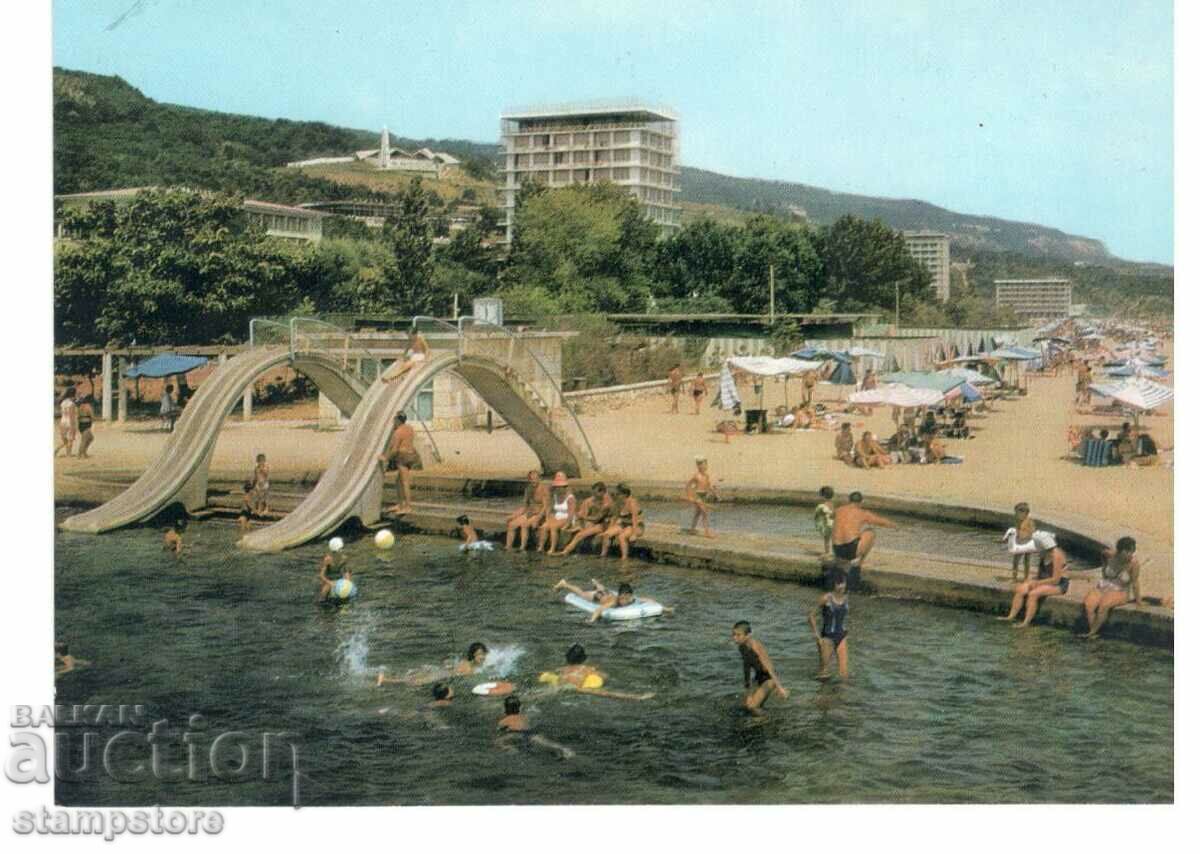 PK Golden Sands - η παιδική πισίνα - 1974 - αταξίδευτη