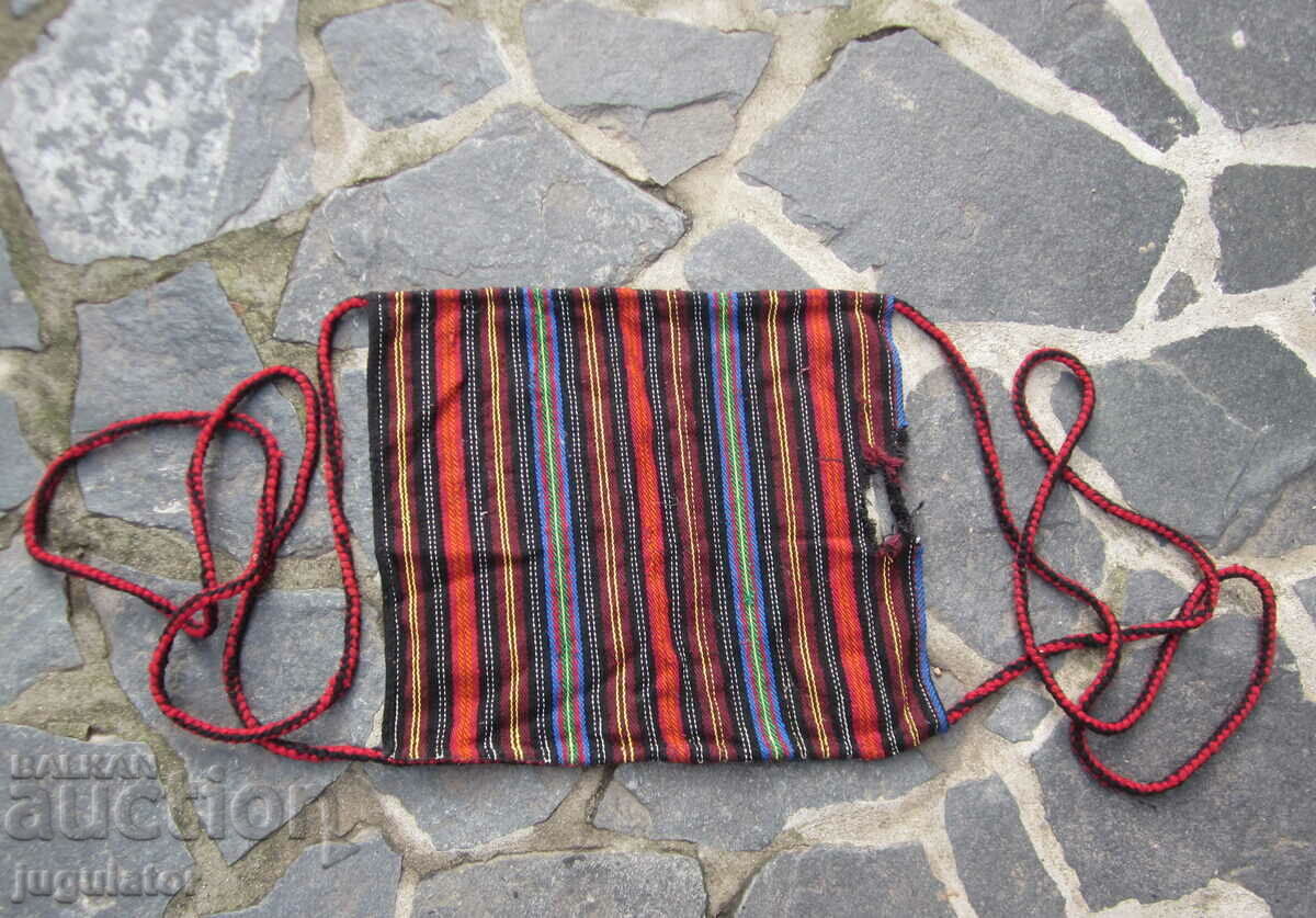 Delivery of old Bulgarian revival folklore baby colander cradle