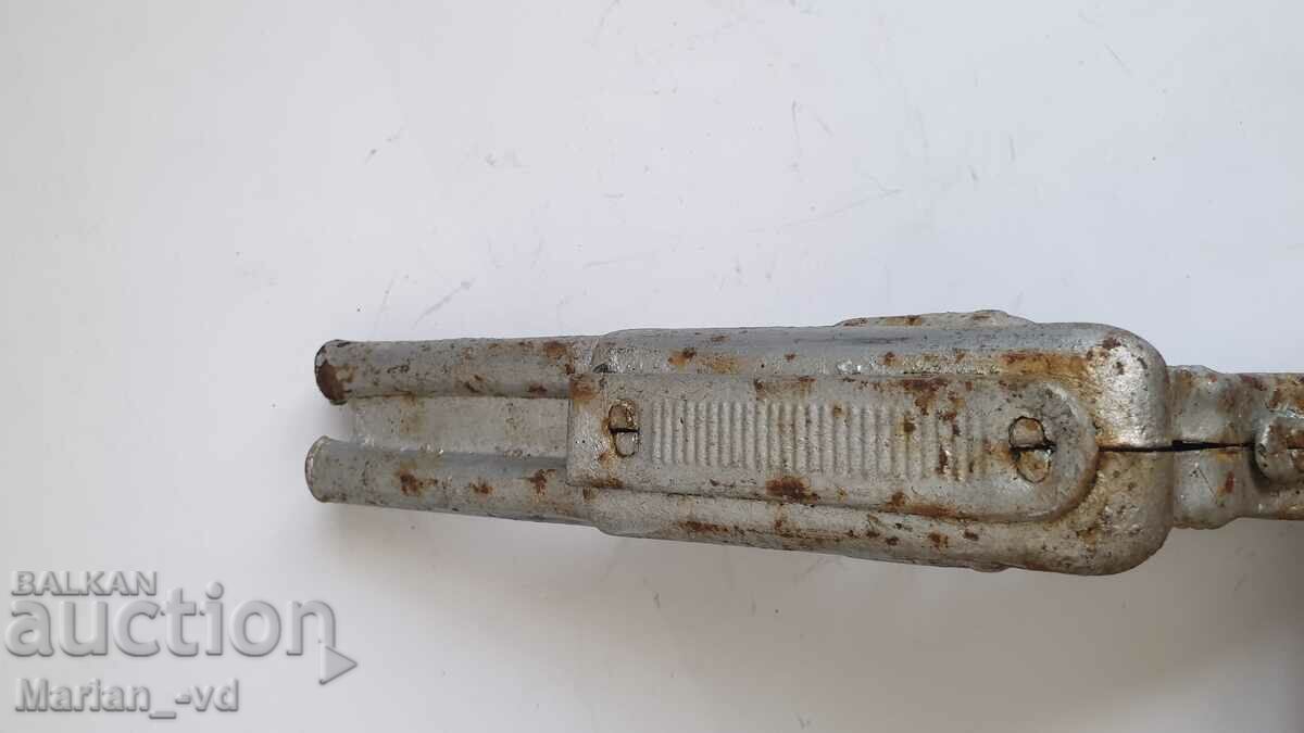 Auction Old metal Russian toy gun Auction Old metal Russian toy gun