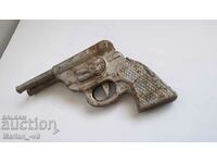 Old metal Russian toy gun