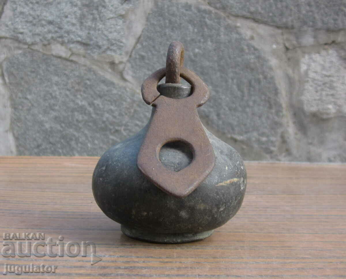 Δημοπρασία αντίκα μπρούτζινο μάκρος αχλαδιού βάρους για οθωμανική ζυγαριά Δημοπρασία αντίκα μπρούτζινο μάκρος αχλαδιού βάρους για οθωμανική ζυγαριά