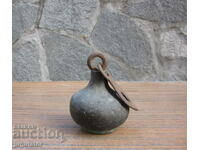 antique bronze mace pear weight for ottoman scale