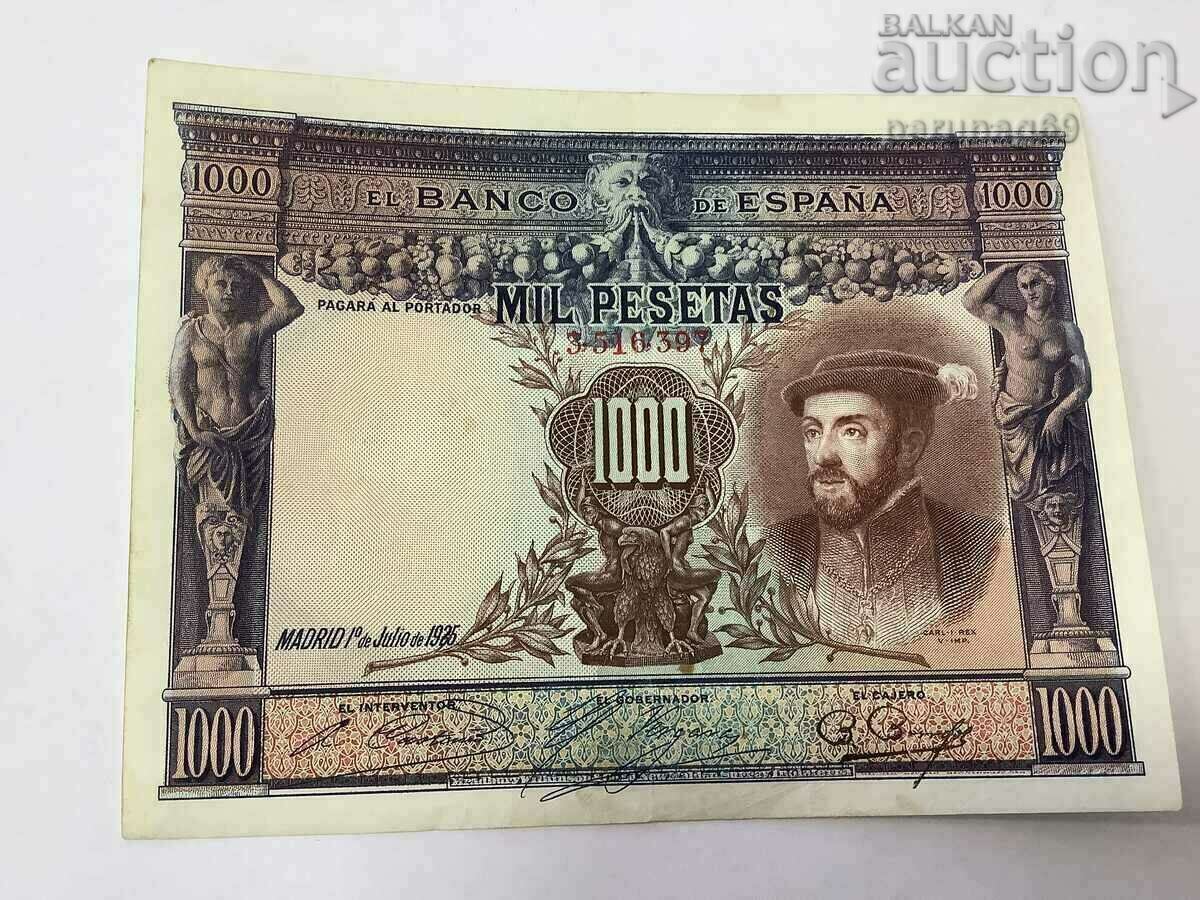 Spain 1000 pesetas 1925