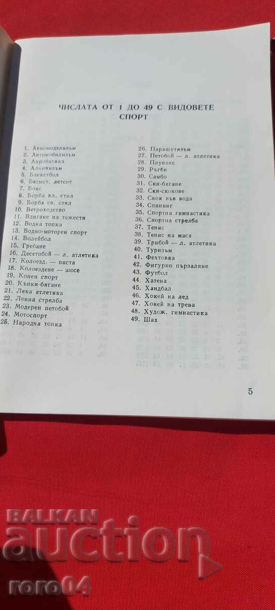 Auction SPORTS LOTTO Auction SPORTS LOTTO