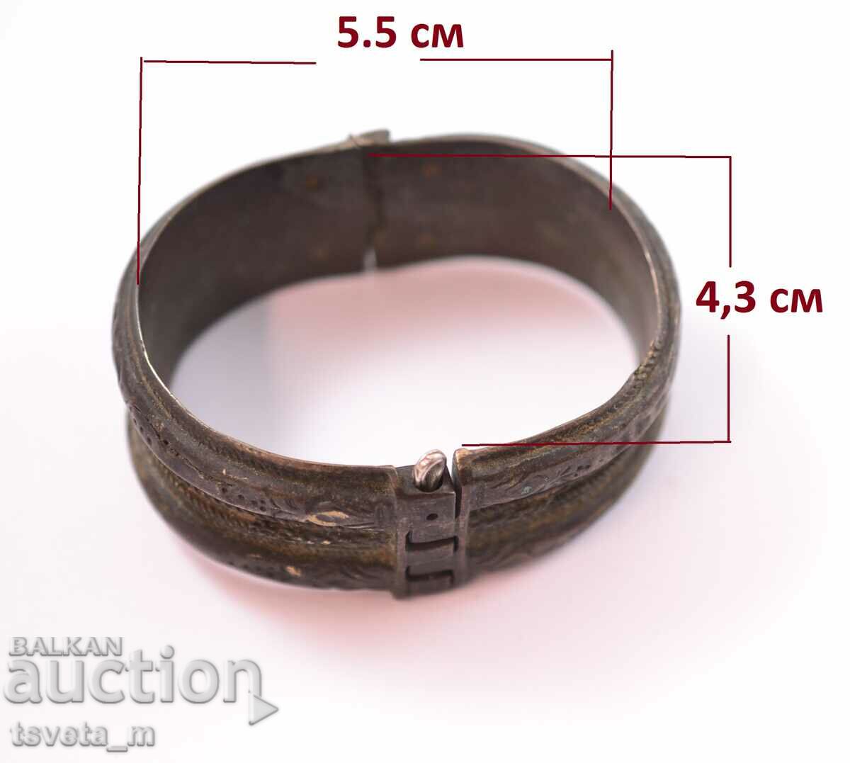 Antique bracelet, silver alloy, folk costume - 5 Antique bracelet, silver alloy, folk costume - 5