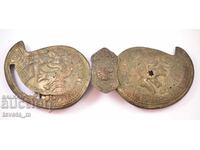 Renaissance jewelry, pafti, silver alloy - for repair