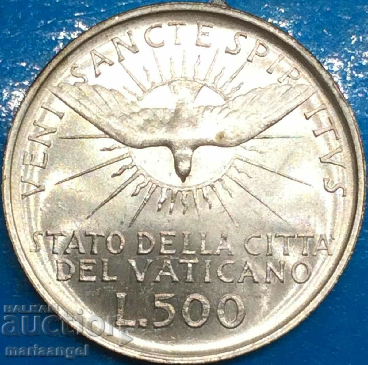 vatican 1963 500 lire Argint gol