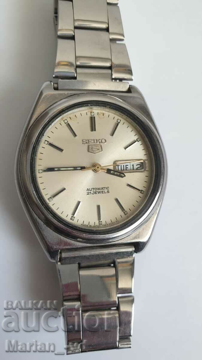 Seiko 5 Automatic men's watch with price 90.00 BGN | € 46.02 Seiko 5 Automatic men's watch with price 90.00 BGN | € 46.02