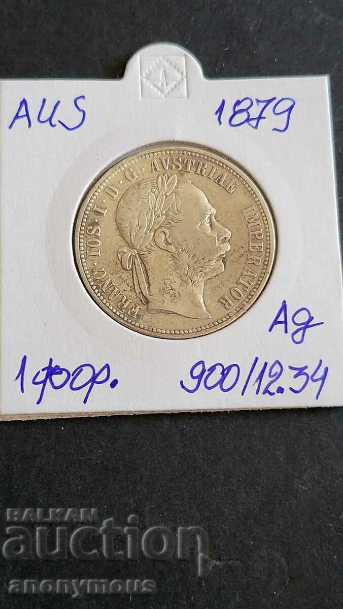 Moneda de argint Austria, Imperiul Austriac 1 Florin 1879