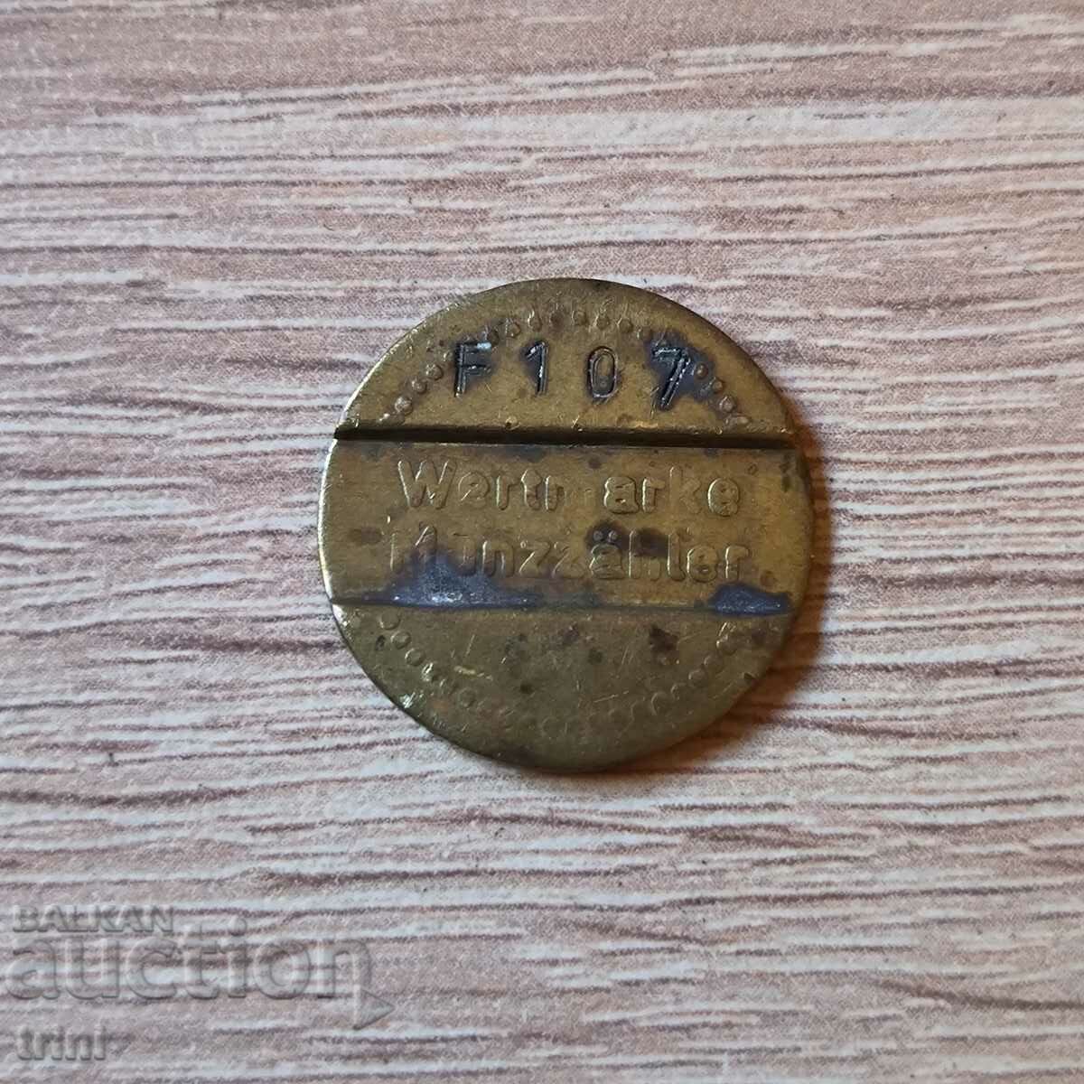 Токен AEG ФР Германия с цена 12.00 лв. | € 6.14 Токен AEG ФР Германия с цена 12.00 лв. | € 6.14