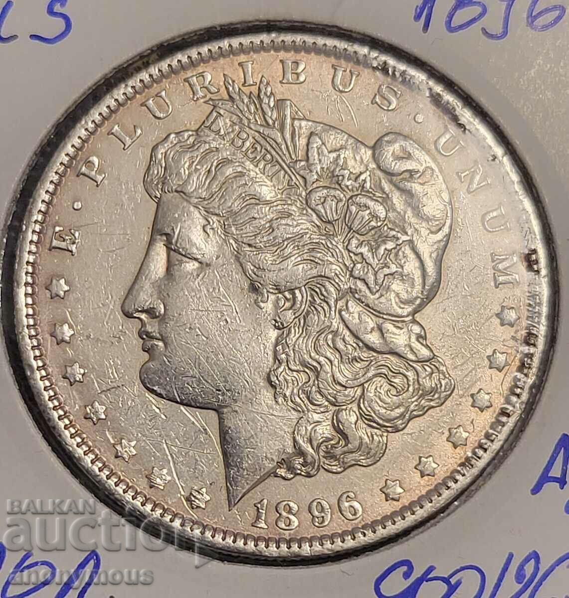 Ασημένιο νόμισμα 1 δολάριο 1896 Morgan Dollar ΗΠΑ