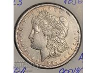 1 Dollar 1896 Morgan Dollar USA Silver Coin